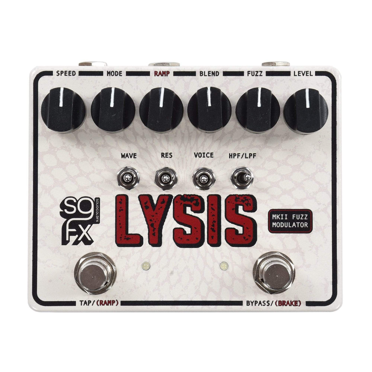 SolidGoldFX Lysis MKII Polyphonic Octave Fuzz Modulator Pedal Effect Pedals