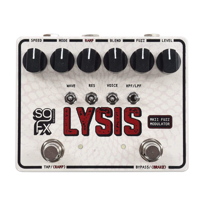 SolidGoldFX Lysis MKII Polyphonic Octave Fuzz Modulator Pedal Effect Pedals