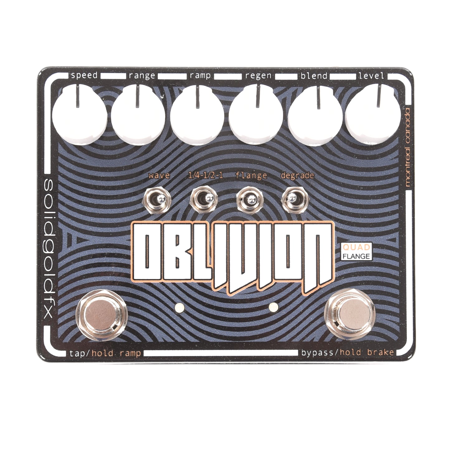 SolidGoldFX Oblivion Quad Flanger Pedal Effects and Pedals / Phase Shifters