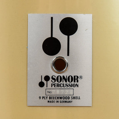 Sonor Phonic 12/13/14/18/24/24 Pearl White 1980s Drums and Percussion / Acoustic Drums / Full Acoustic Kits