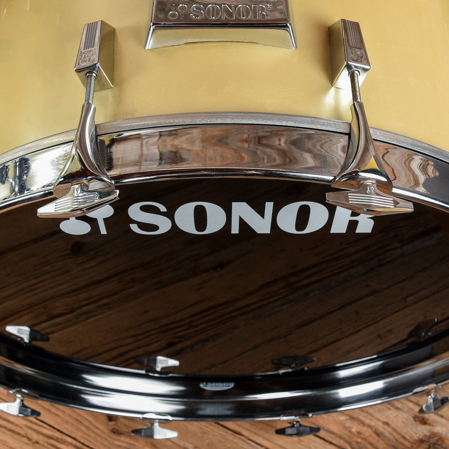Sonor Phonic 12/13/14/18/24/24 Pearl White 1980s Drums and Percussion / Acoustic Drums / Full Acoustic Kits