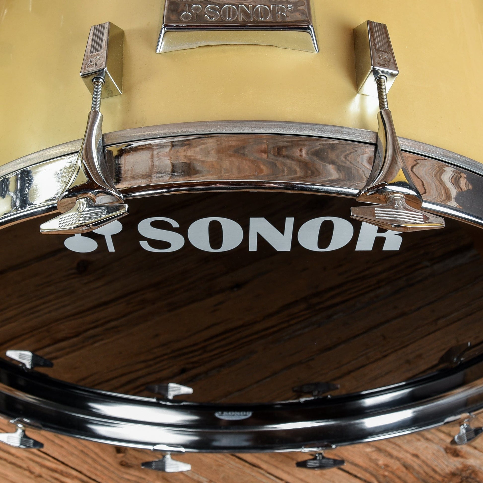 Sonor Phonic 12/13/14/18/24/24 Pearl White 1980s Drums and Percussion / Acoustic Drums / Full Acoustic Kits