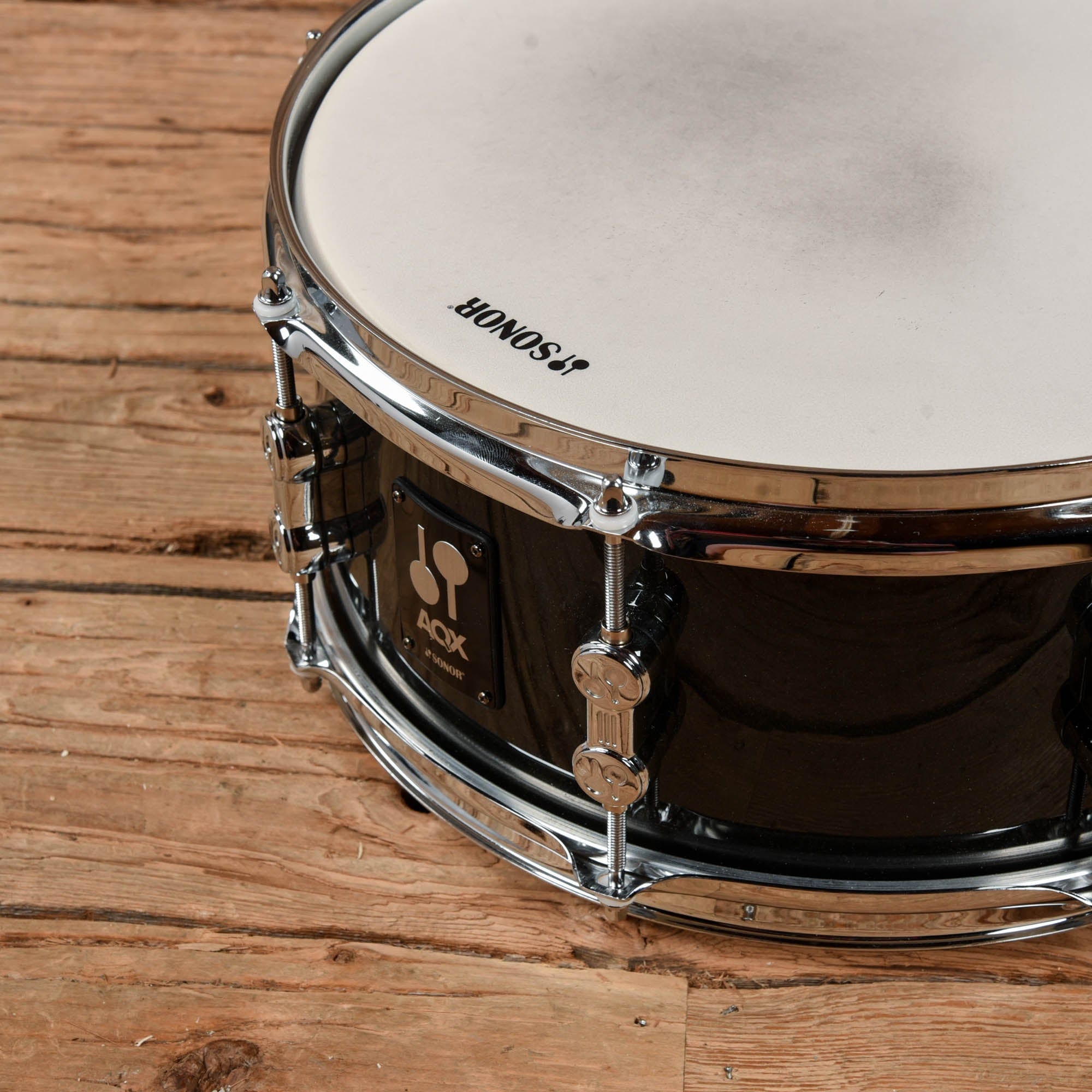 Sonor 6x13 AQX Black Midnight Sparkle Snare Drum USED Drums and Percussion / Acoustic Drums / Snare