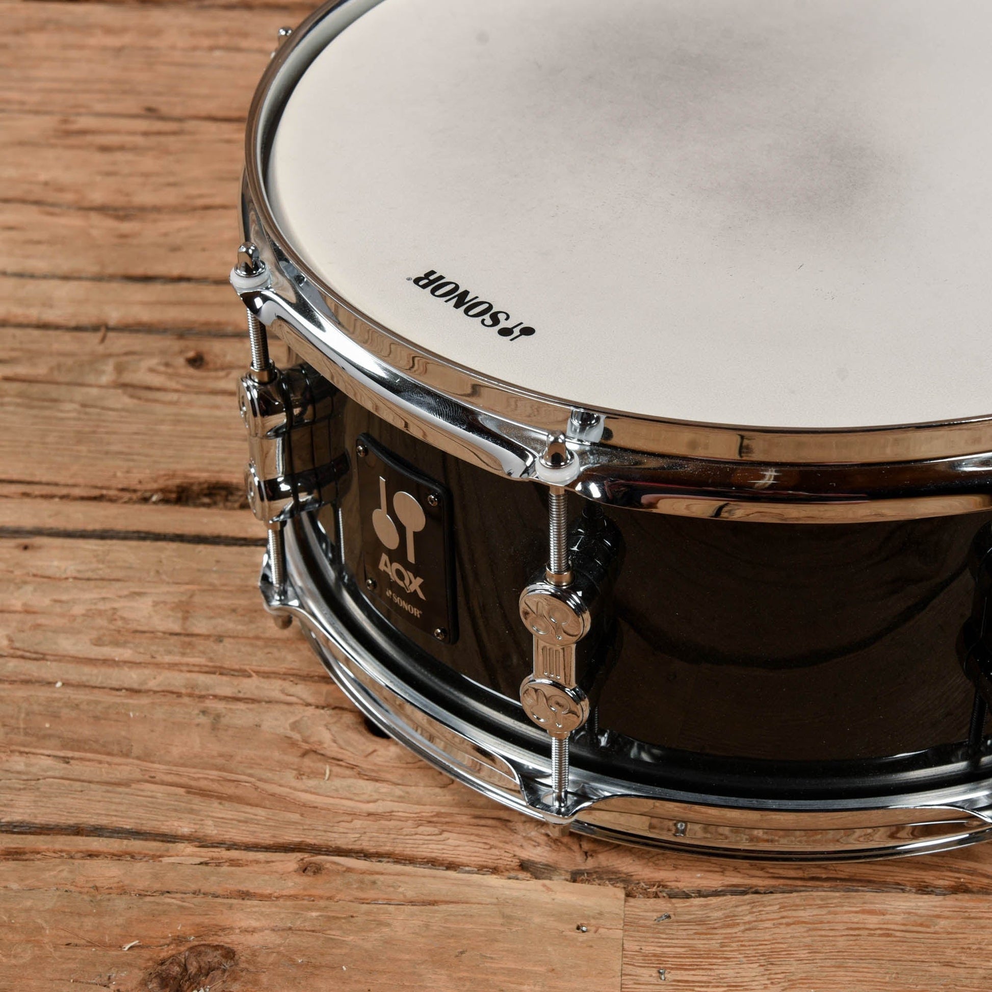 Sonor 6x13 AQX Black Midnight Sparkle Snare Drum USED Drums and Percussion / Acoustic Drums / Snare