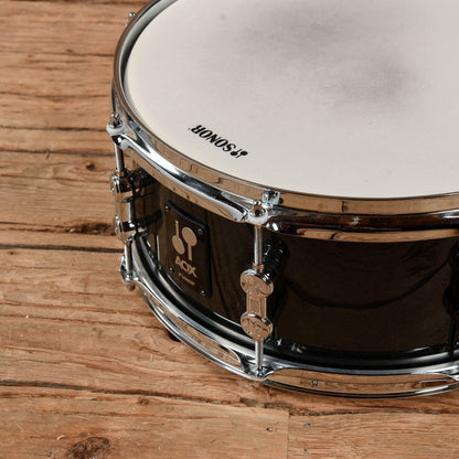 Sonor 6x13 AQX Black Midnight Sparkle Snare Drum USED Drums and Percussion / Acoustic Drums / Snare