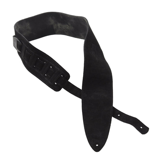 Souldier Distressed Leather w/Suede Torpedo Bass Strap Black Accessories / Straps