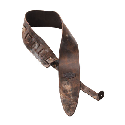 Souldier Distressed Leather w/Suede Torpedo Bass Strap Brown Accessories / Straps