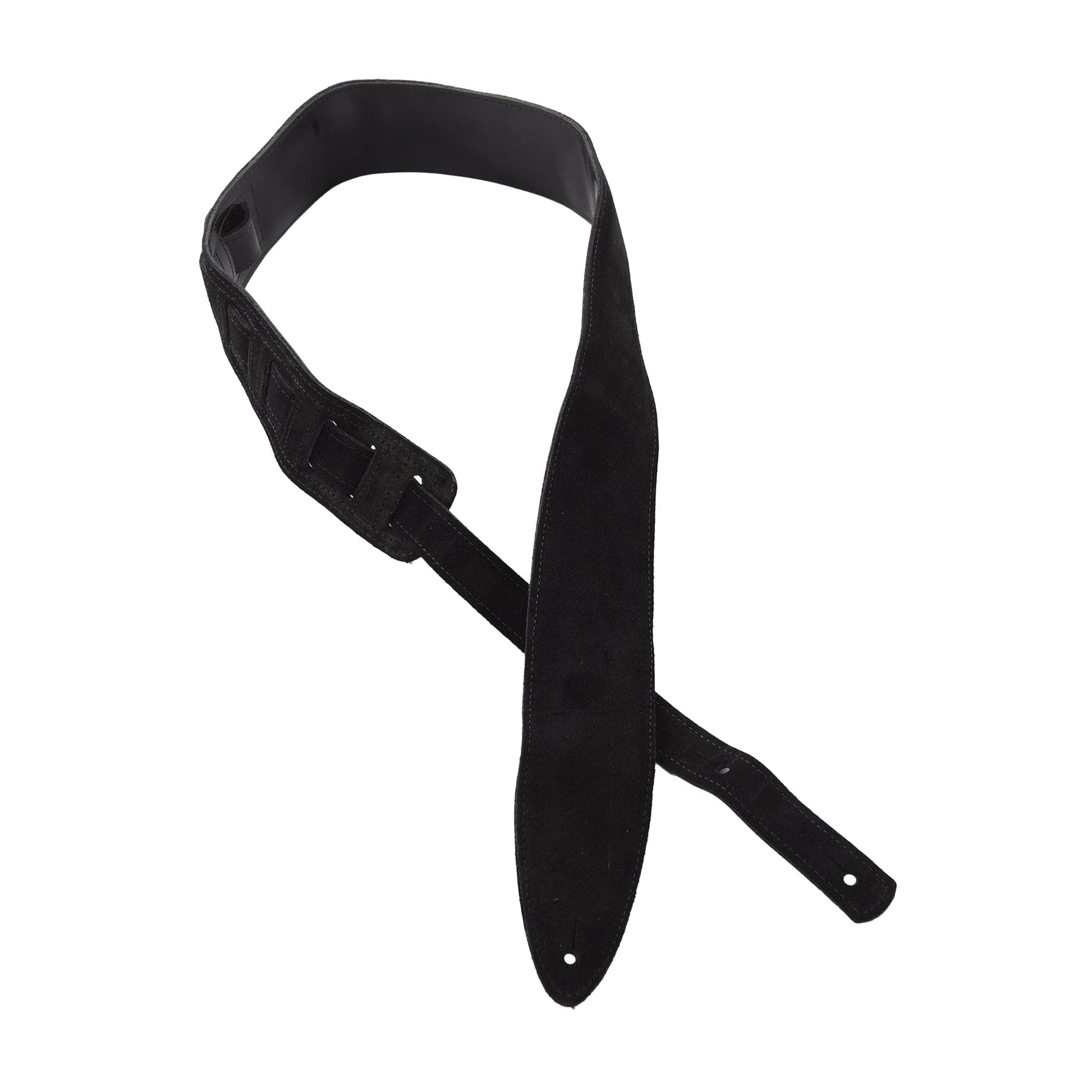 Souldier Patent Leather Padded Torpedo Guitar Strap Black Accessories / Straps