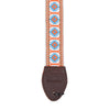 Souldier Pillar Turquoise/Orange/White 2" Strap (Nutmet Belt & Worn Brown Ends) Accessories / Straps