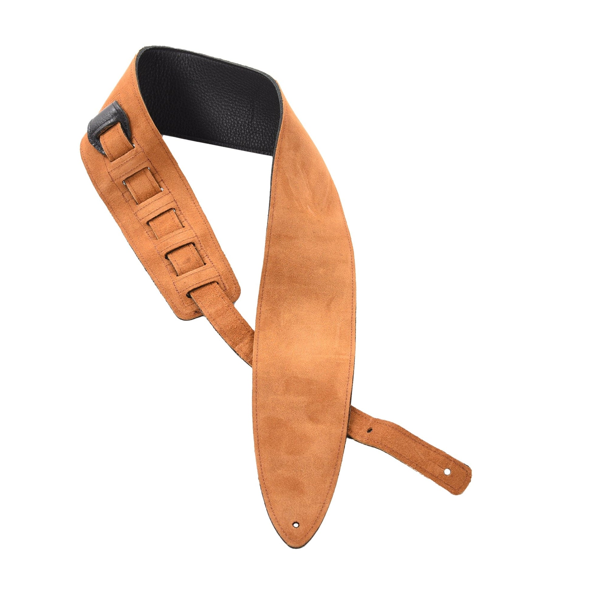 Souldier Rustic Pebble Leather Torpedo Bass Strap Black Accessories / Straps