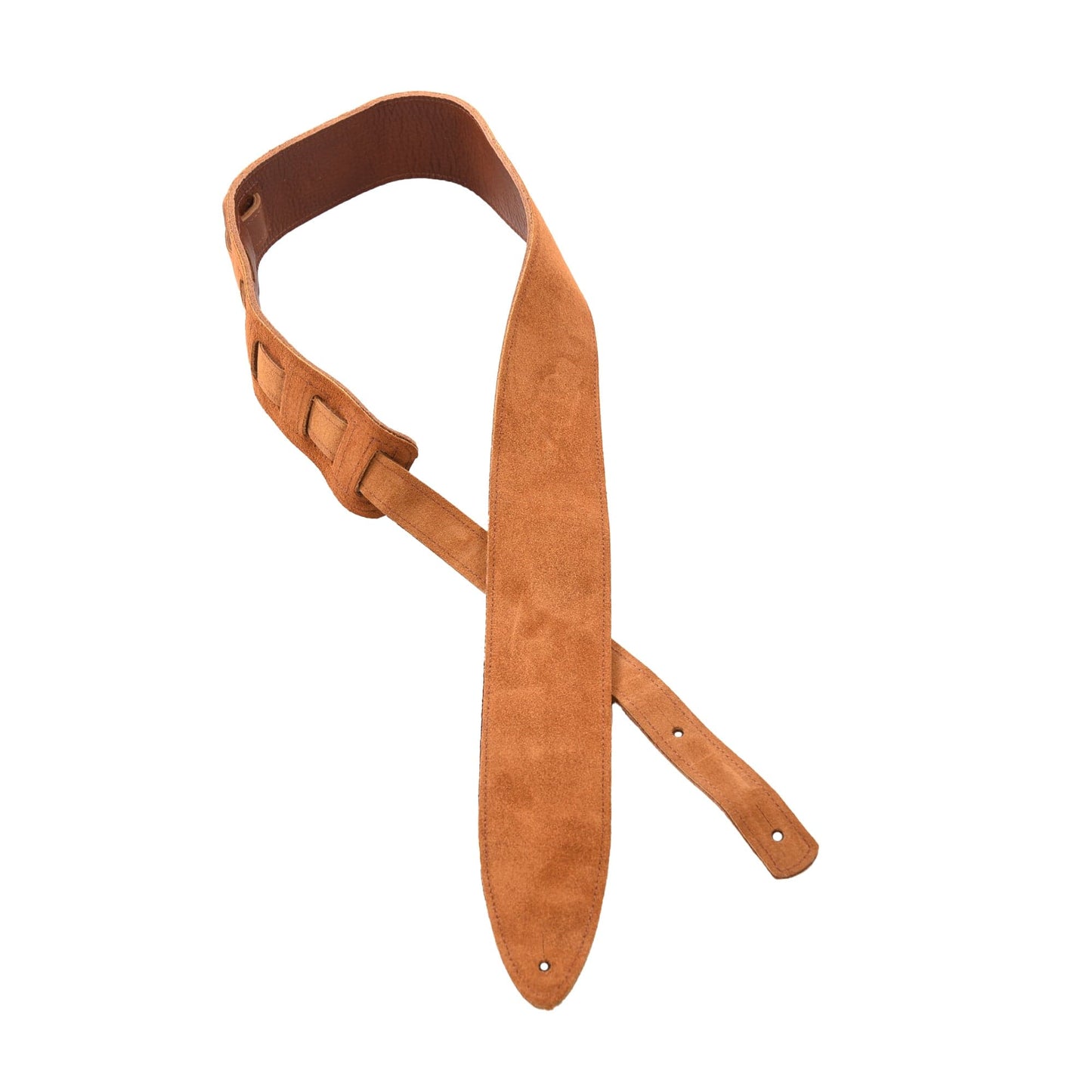 Souldier Rustic Pebble Leather Torpedo Guitar Strap Brown Accessories / Straps