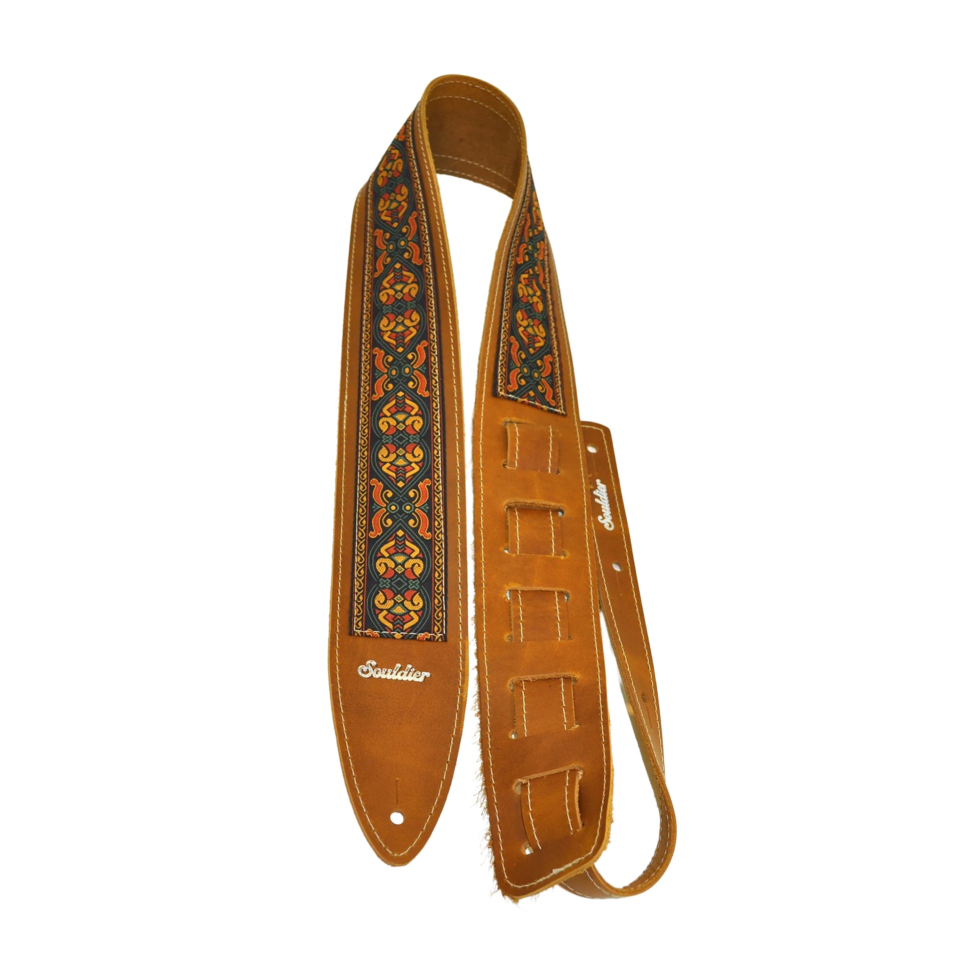 Souldier Braveheart Leather Torpedo Guitar Strap Straps