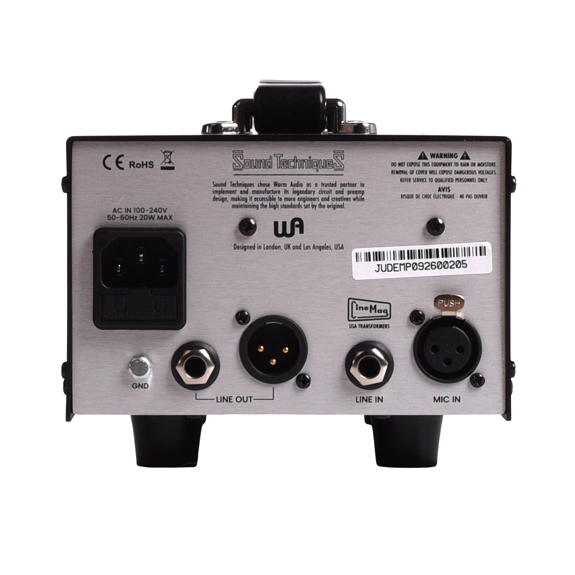 Sound Techniques Jude Single-Channel Microphone Preamp Signal Processors