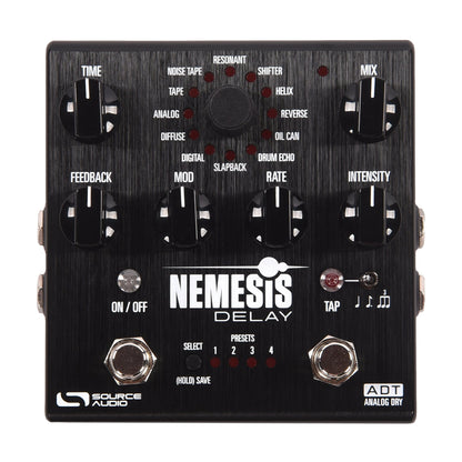 analog vs digital delay pedal Source Audio Nemesis ADT Delay Pedal
