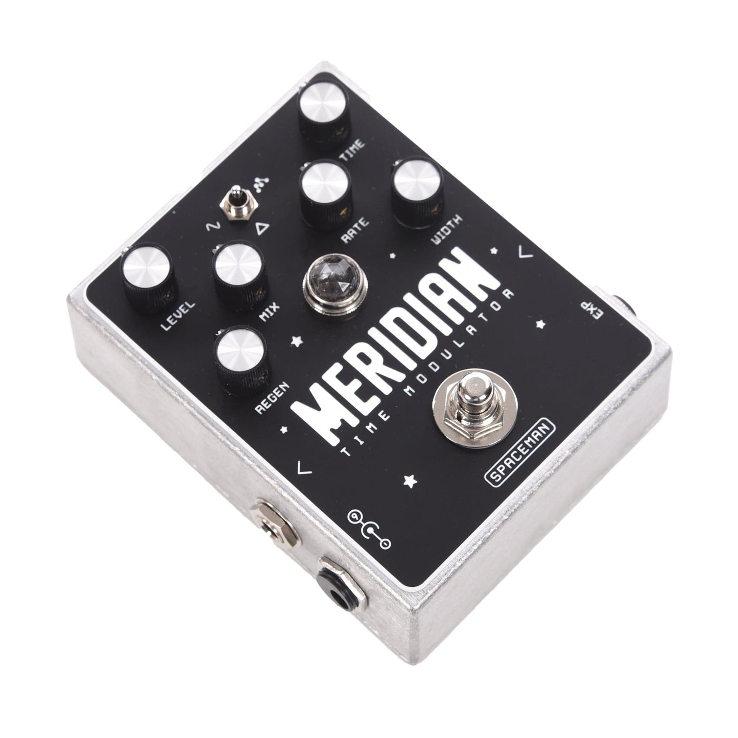 Spaceman Meridian Time Modulator Chorus/Vibrato/Flanger Pedal Silver Effects and Pedals / Chorus and Vibrato