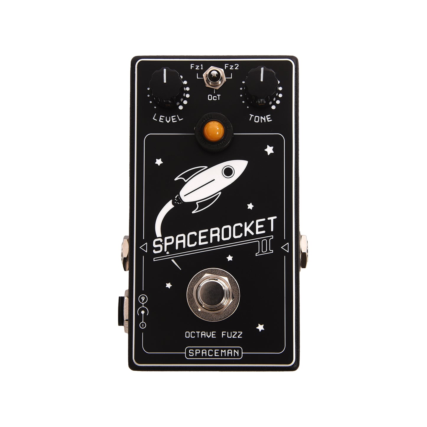 Spaceman Spacerocket II Octave Fuzz Pedal Black Effects and Pedals / Fuzz