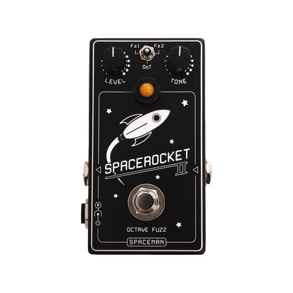 Spaceman Spacerocket II Octave Fuzz Pedal Black Effects and Pedals / Fuzz