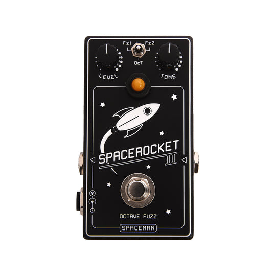 Spaceman Spacerocket II Octave Fuzz Pedal Black Effects and Pedals / Fuzz