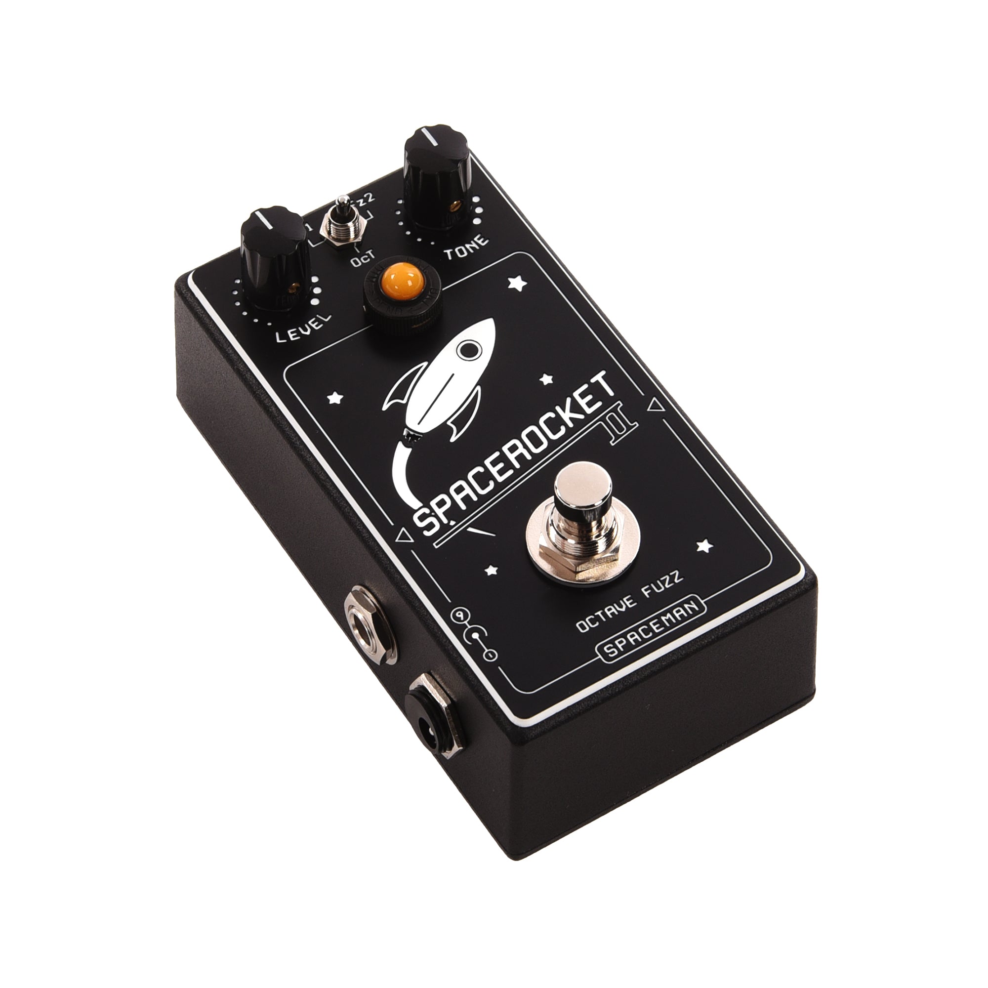 Spaceman Spacerocket II Octave Fuzz Pedal Black Effects and Pedals / Fuzz