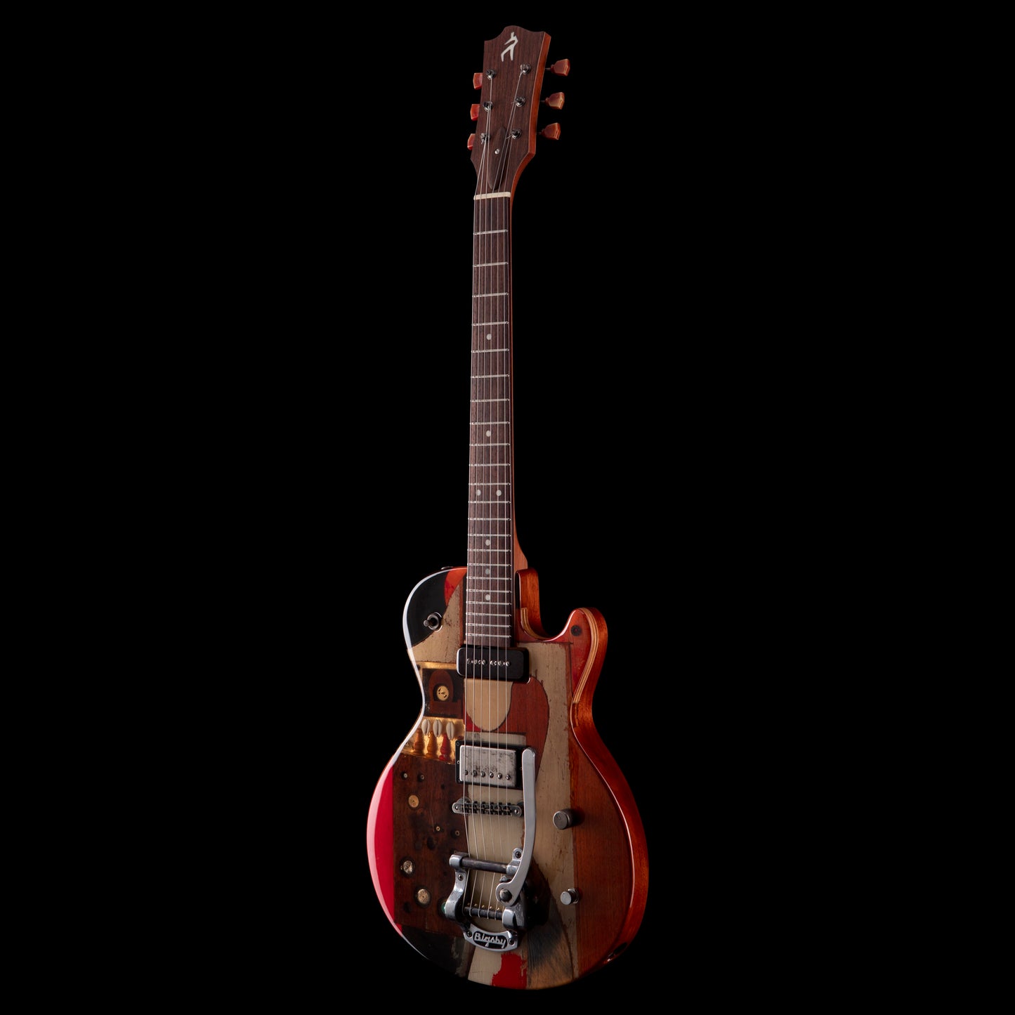 Spalt Totemguitar G2101 3 Sisters w/Pine, Mahogany, Redwood