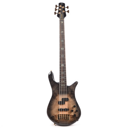 Spector Euro 5 Custom Bass Natural Black Burst Gloss Bass Guitars / 5-String or More
