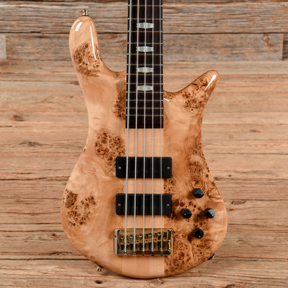 Spector Euro 5 LX Poplar Burl Natural Bass Guitars / 5-String or More