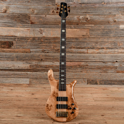 Spector Euro 5 LX Poplar Burl Natural Bass Guitars / 5-String or More
