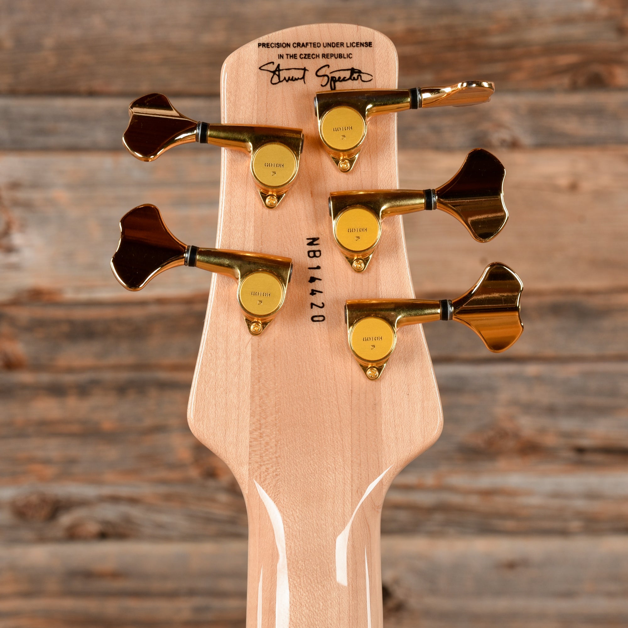 Spector Euro 5 LX Poplar Burl Natural Bass Guitars / 5-String or More
