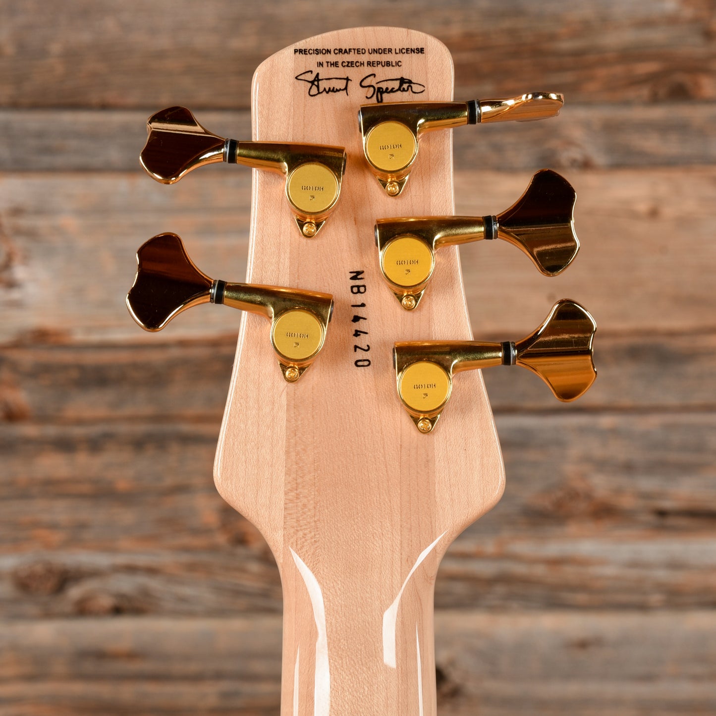 Spector Euro 5 LX Poplar Burl Natural Bass Guitars / 5-String or More