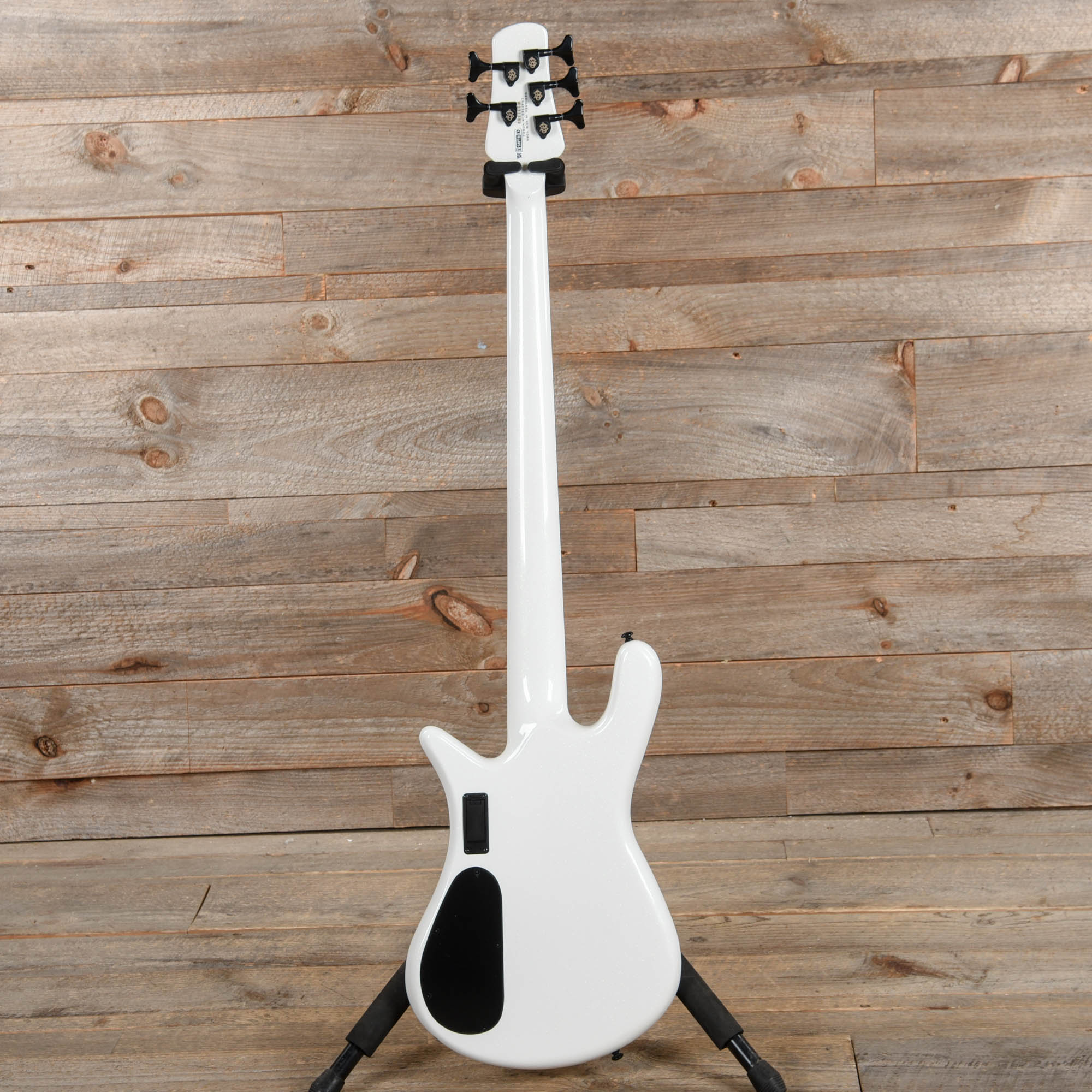 Spector NS Dimension 5 Bass White Sparkle Gloss Bass Guitars / 5-String or More