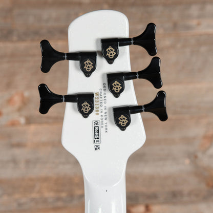 Spector NS Dimension 5 Bass White Sparkle Gloss Bass Guitars / 5-String or More