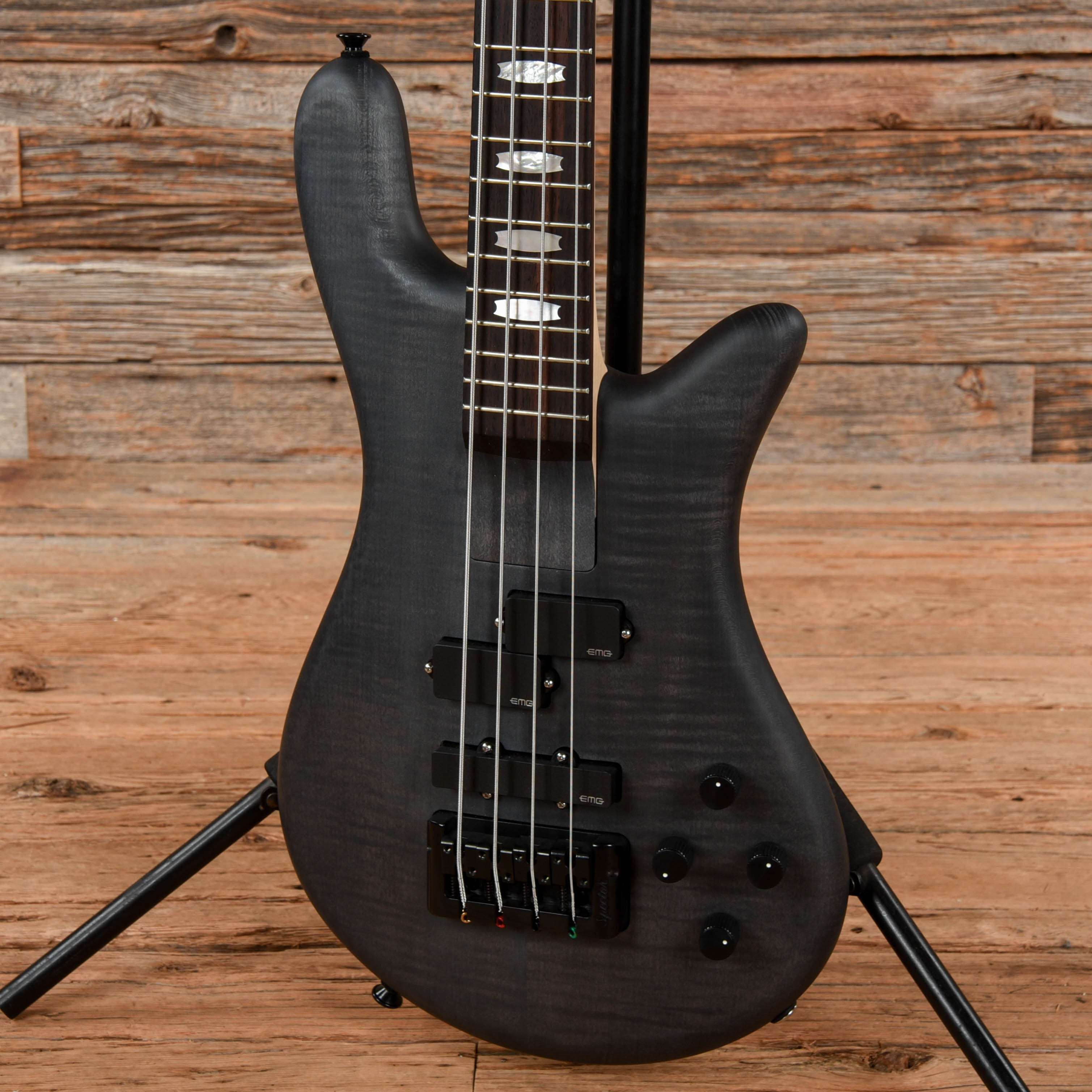 Spector Euro 4 LX Satin Trans-Black Bass Guitars