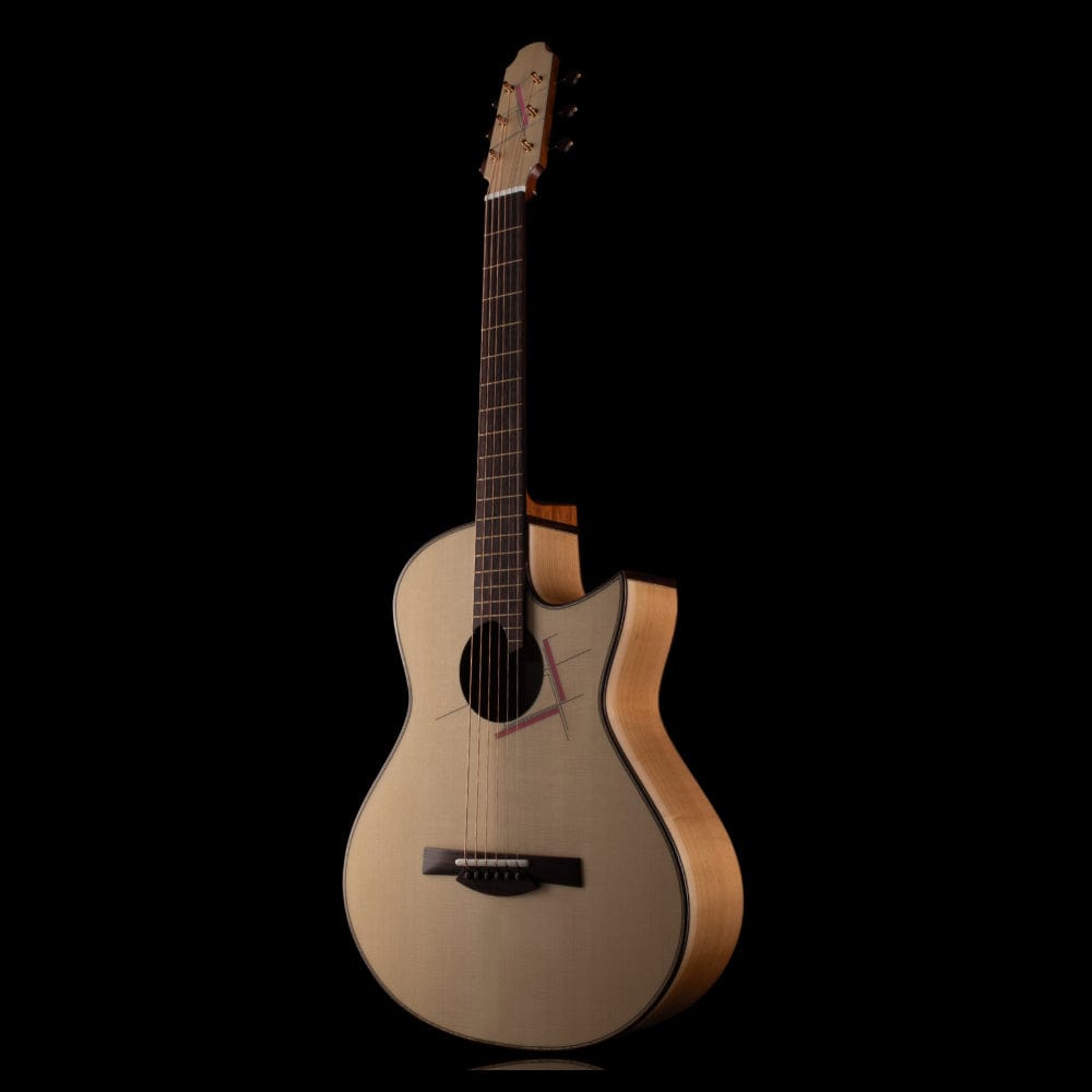Spohn OM-C 12-Fret Für Die Katz? Swiss Moon Spruce/Swiss Cherry Natural Acoustic Guitars