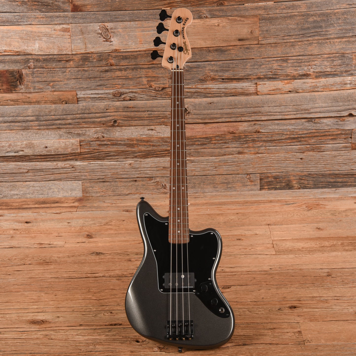 Squier Affinity Jaguar Bass H Graphite Metallic 2022 Bass Guitars / 4-String