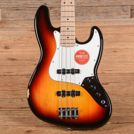 Squier Affinity Jazz Bass 3-Tone Sunburst Bass Guitars / 4-String