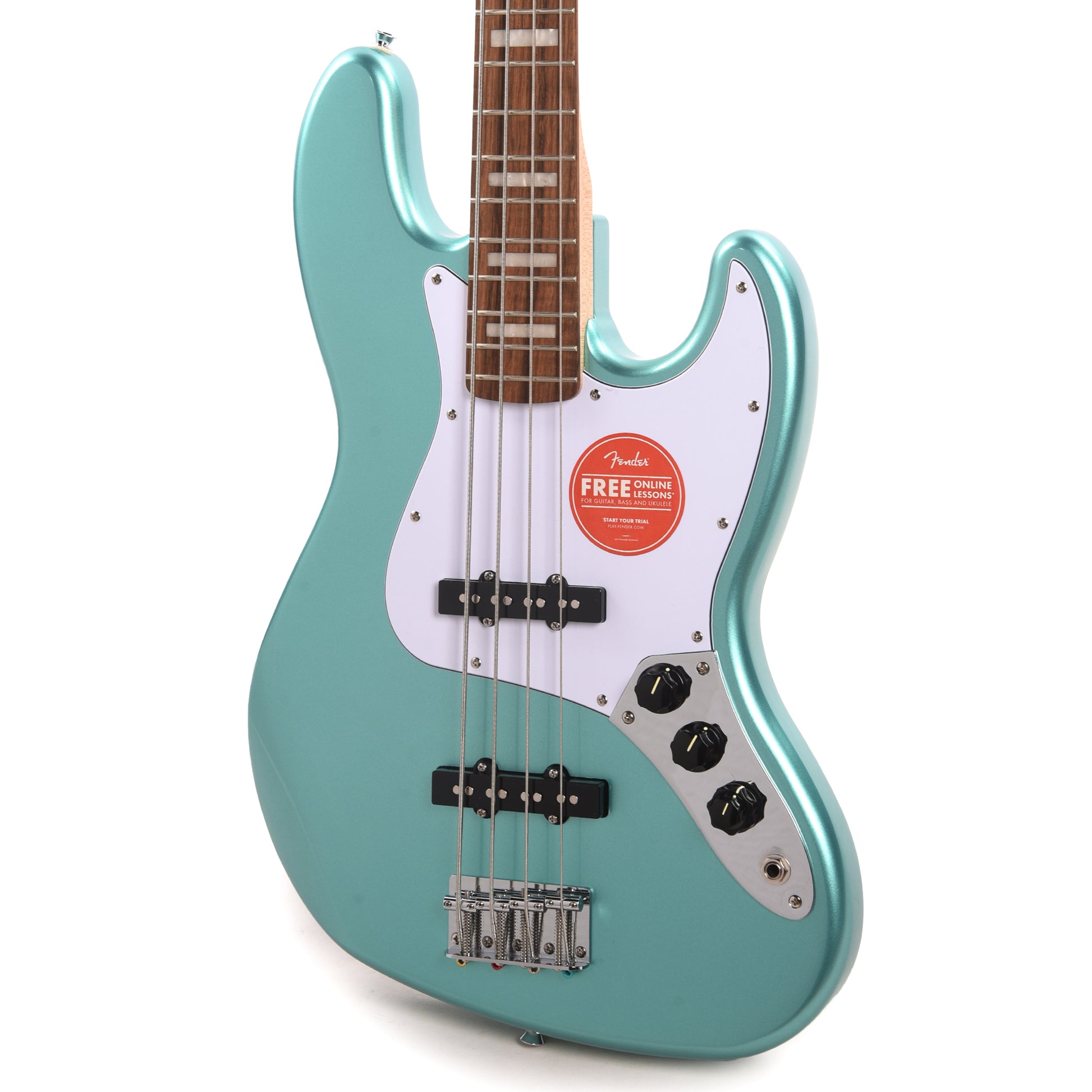 Squier Affinity Series Active Jazz Bass Mystic Sea Foam Green Bass Guitars / 4-String