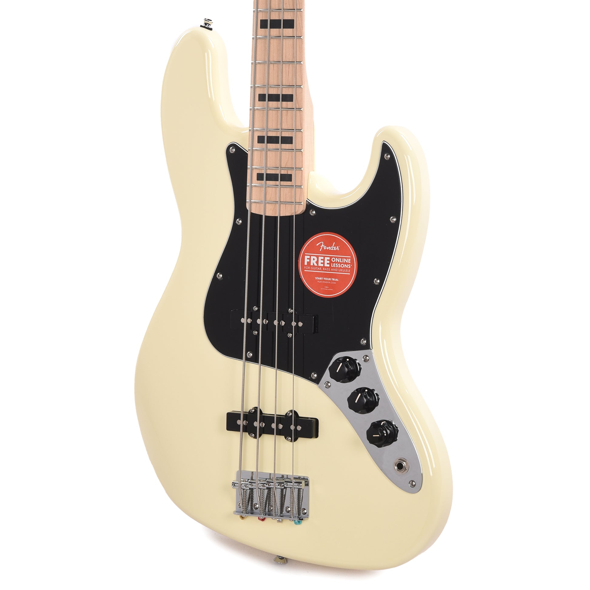 Squier Affinity Series Active Jazz Bass Olympic White Bass Guitars / 4-String