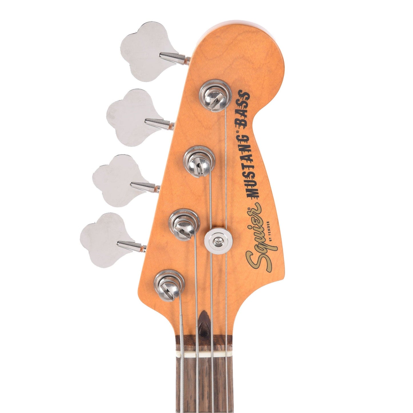 Squier Classic Vibe '60s Competition Mustang Bass Capri Orange w/Dakota Red Stripe Bass Guitars / 4-String