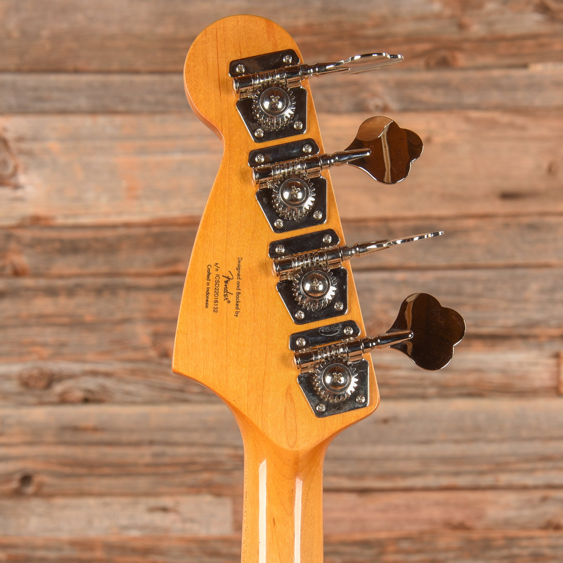 Squier Classic Vibe '60s Competition Mustang Bass Capri Orange w/Dakota Red Stripe Bass Guitars / 4-String