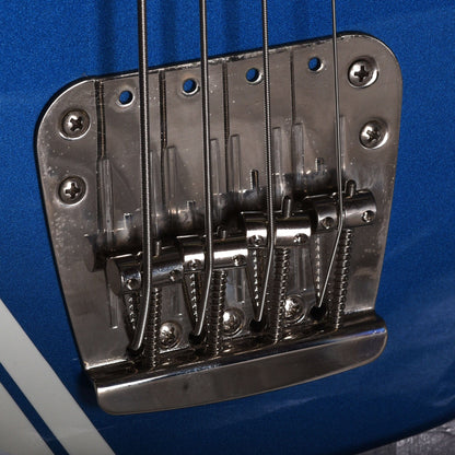 Squier Classic Vibe '60s Competition Mustang Bass Lake Placid Blue w/Olympic White Stripe Bass Guitars / 4-String