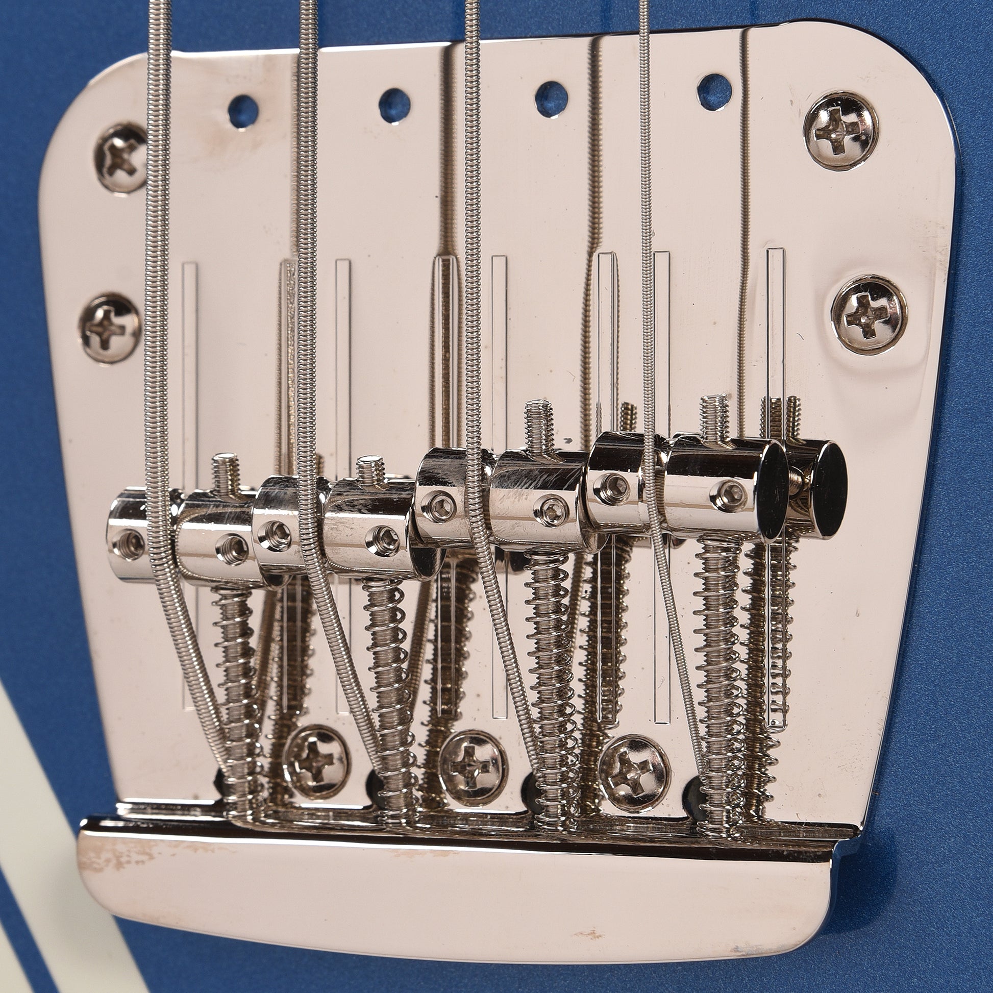 Squier Classic Vibe '60s Competition Mustang Bass Lake Placid Blue w/Olympic White Stripe Bass Guitars / 4-String