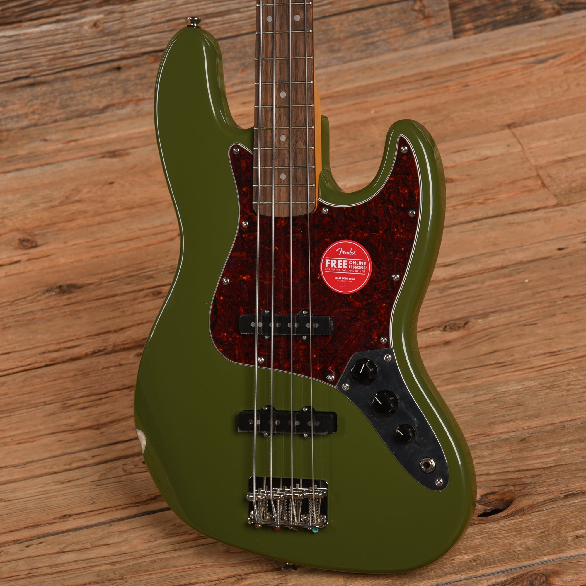 Squier Classic Vibe '60s Jazz Bass Olive Bass Guitars / 4-String