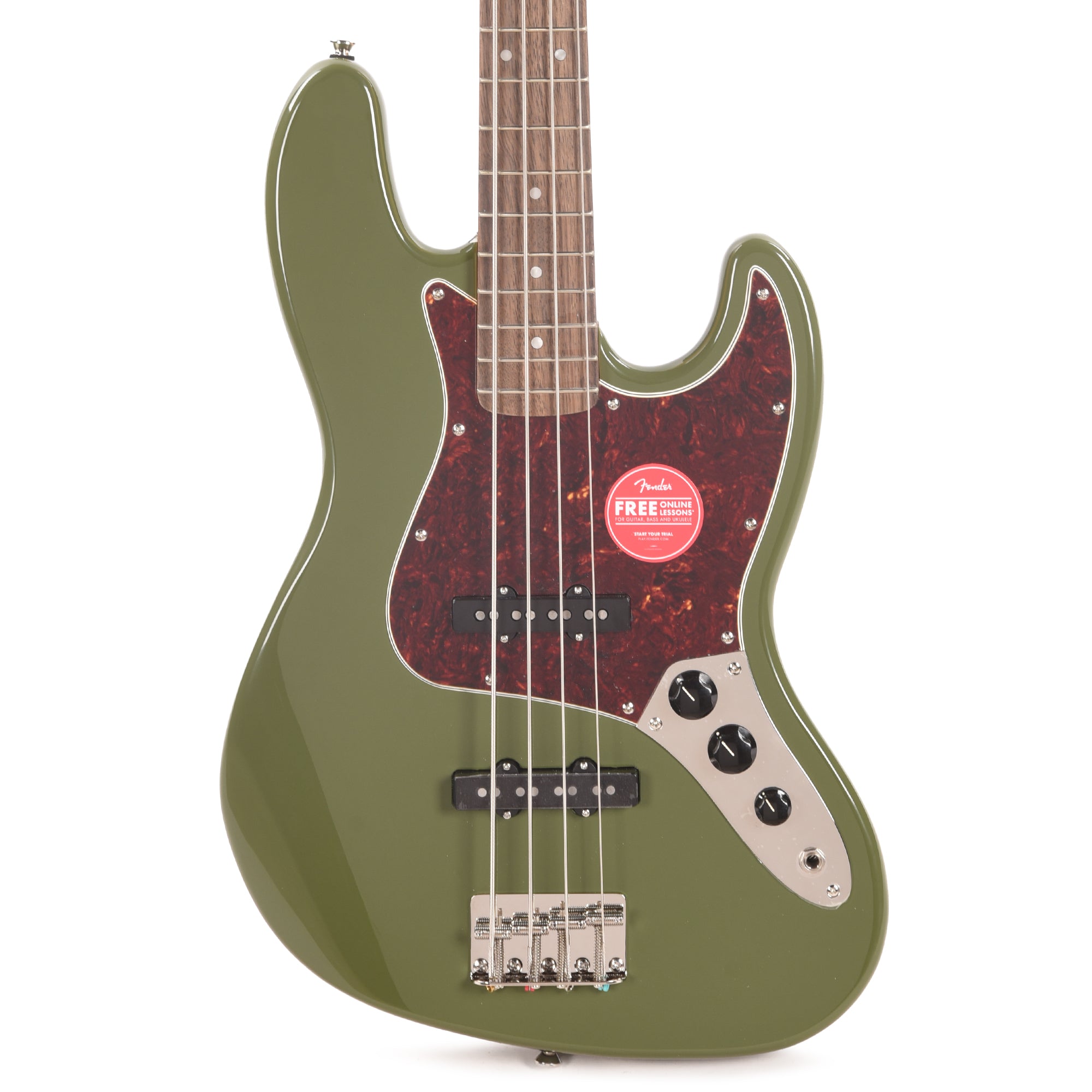 Squier Classic Vibe '60s Jazz Bass Olive Bass Guitars / 4-String