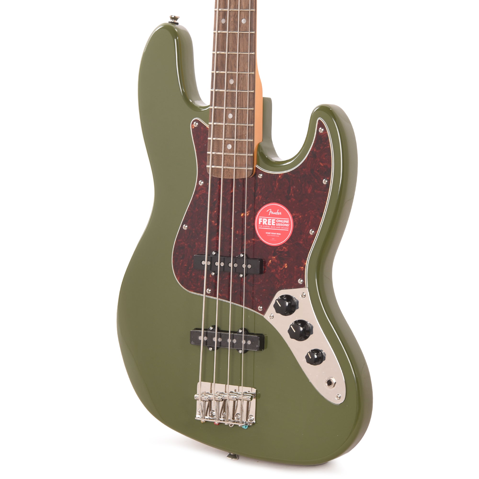 Squier Classic Vibe '60s Jazz Bass Olive Bass Guitars / 4-String