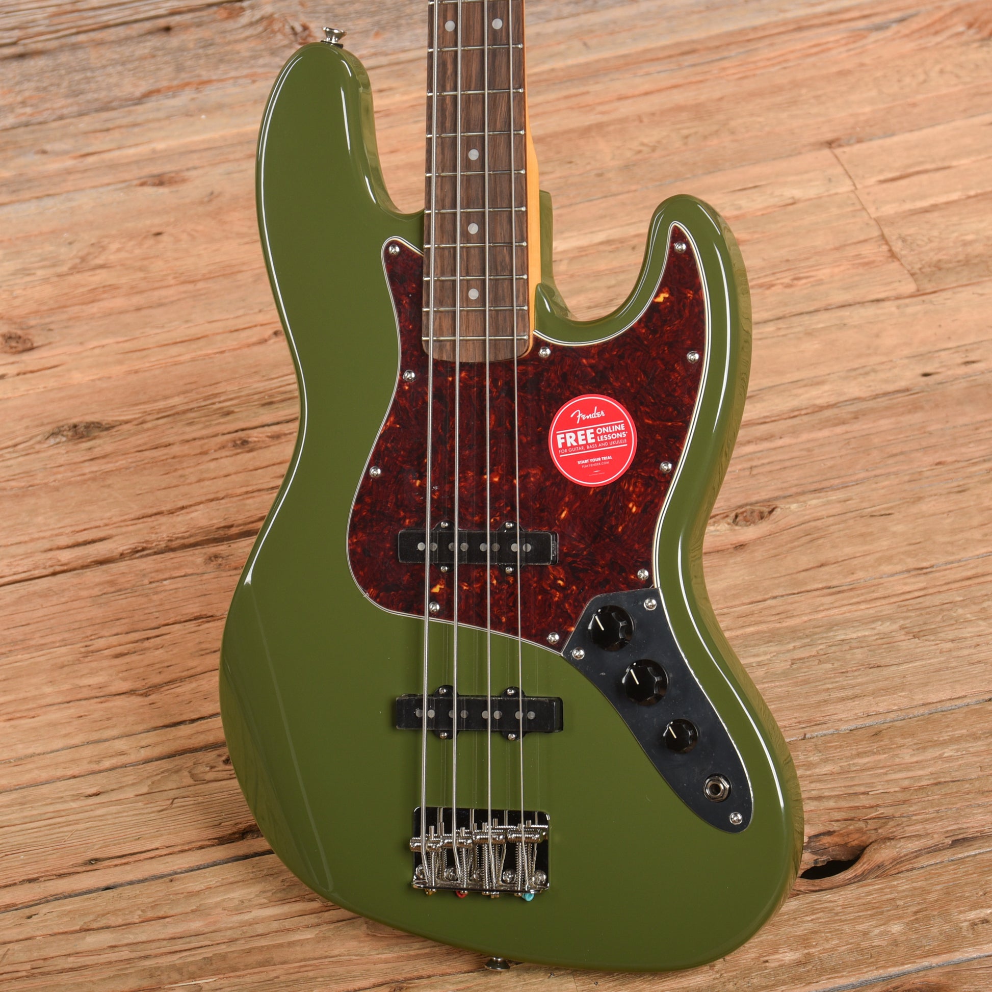 Squier Classic Vibe '60s Jazz Bass Olive Bass Guitars / 4-String