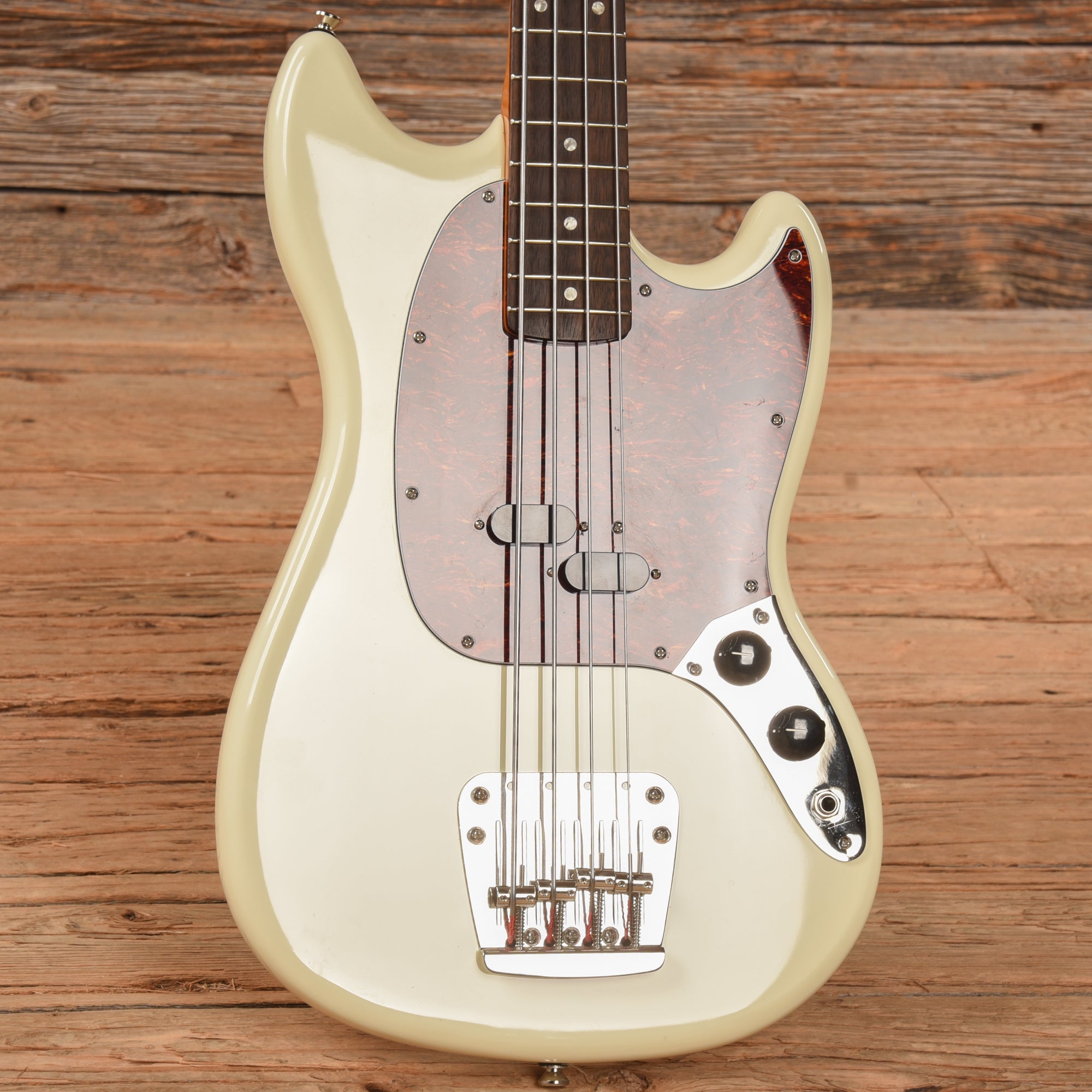 Squier Classic Vibe '60s Mustang Bass Olympic White 2021 Bass Guitars / 4-String