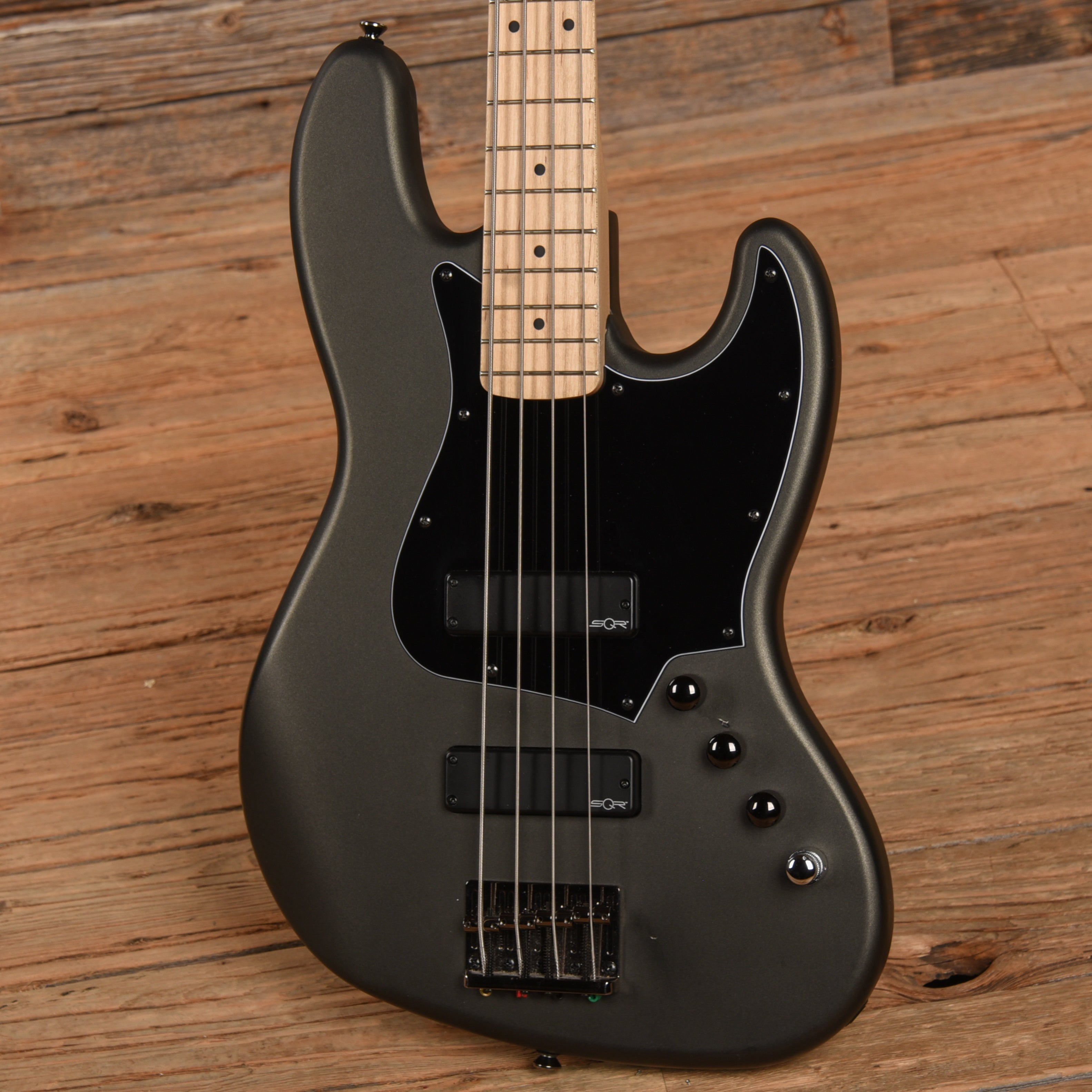 Squier Contemporary Active Jazz Bass HH Satin Grey 2020 Bass Guitars / 4-String