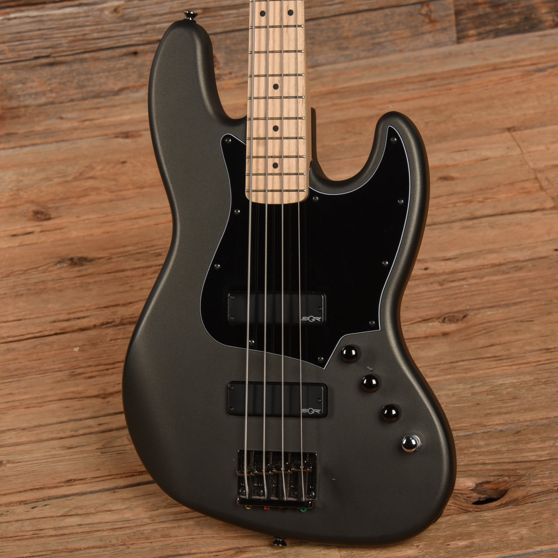 Squier Contemporary Active Jazz Bass HH Satin Grey 2020 Bass Guitars / 4-String