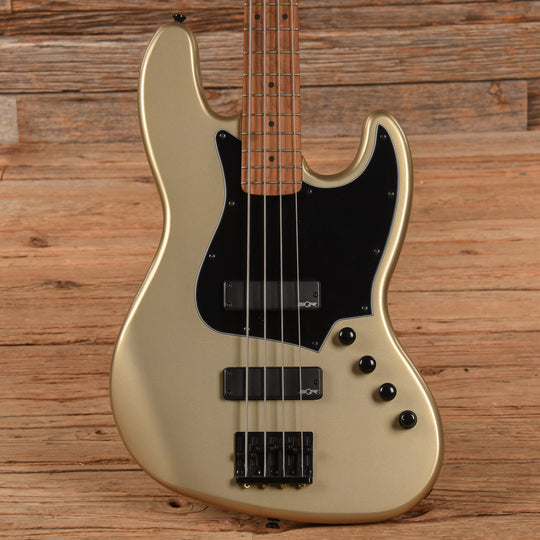 Squier Contemporary Active Jazz Bass HH Shoreline Gold Bass Guitars / 4-String