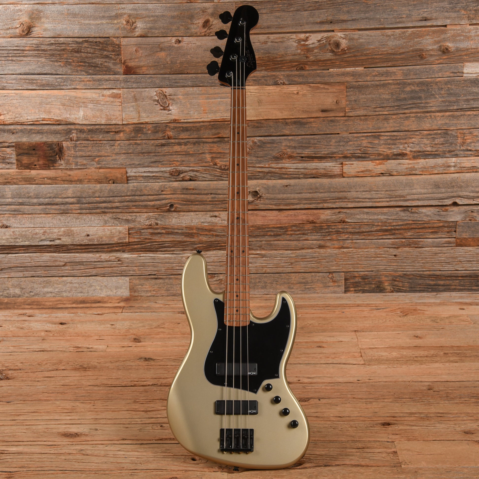 Squier Contemporary Active Jazz Bass HH Shoreline Gold Bass Guitars / 4-String